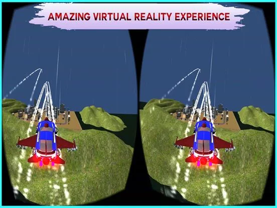 Изображение игры: VR Flying Car Flight Simulator – The best game for google cardboard Virtual Reality