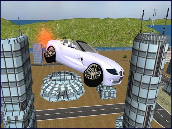Изображение игры: Flying Car Simulator - Futuristic Driving Stunts - Airplane Flight Pilot