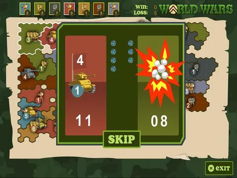 Изображение игры: World Wars from Addicting Games
