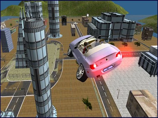 Изображение игры: Flying Car Simulator - Futuristic Driving Stunts - Airplane Flight Pilot