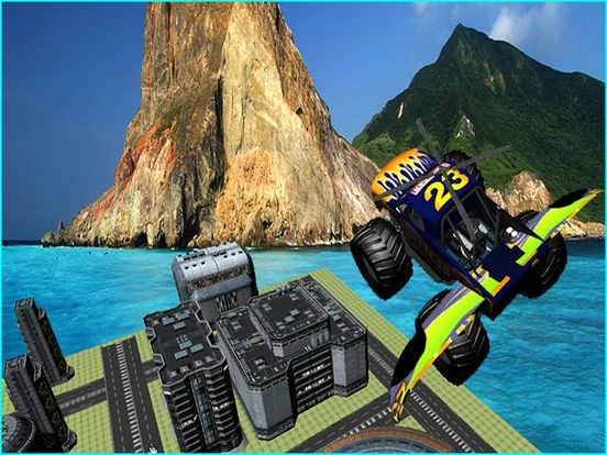 Изображение игры: Flying Car Offroad Monster 4x4 Simulator - Futuristic Truck Stunts