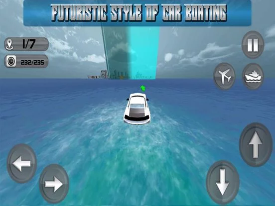 Изображение игры: Floating Car Future Flying Car
