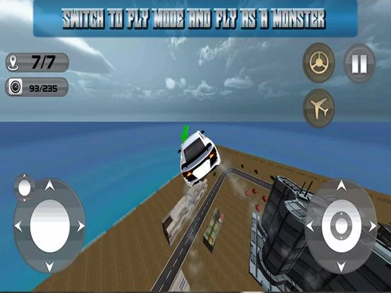 Изображение игры: Floating Car Future Flying Car