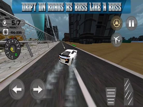 Изображение игры: Floating Car Future Flying Car