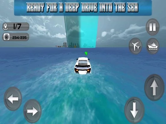 Изображение игры: Floating Car Future Flying Car