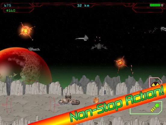 Изображение игры: Moon Star Assault Runner