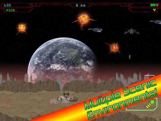 Изображение игры: Moon Star Assault Runner
