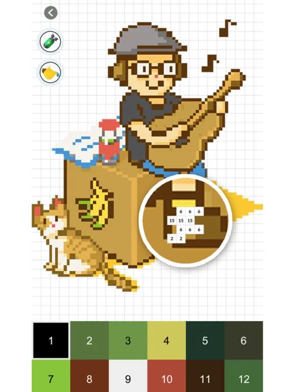 Изображение игры: Pixel Colour by Number