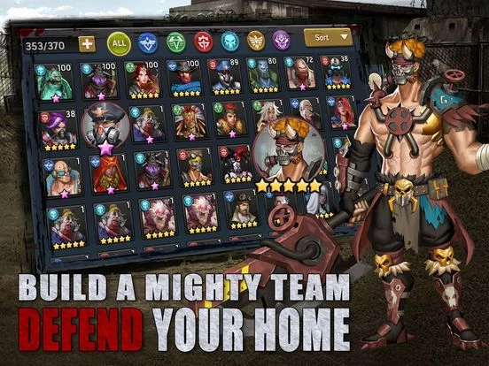 Изображение игры: Zombie Strike-Idle Battle SRPG