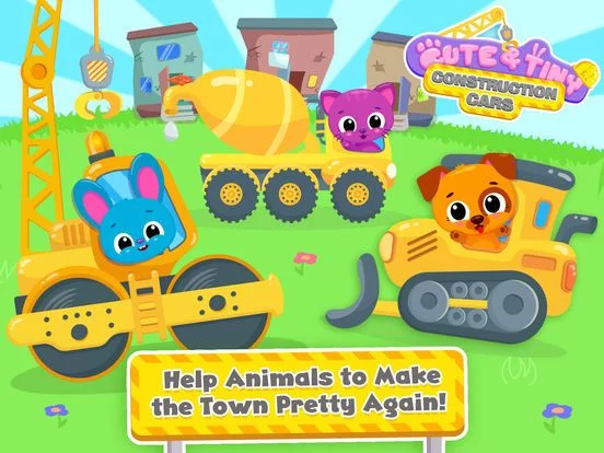Изображение игры: Cute & Tiny Construction Cars