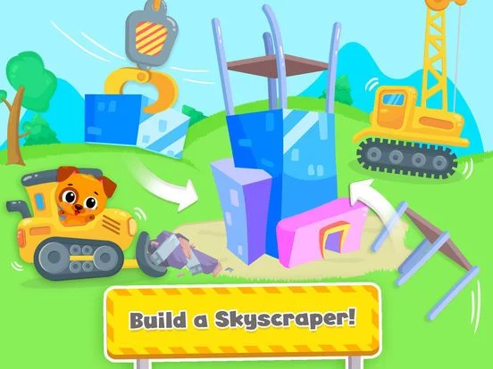Изображение игры: Cute & Tiny Construction Cars