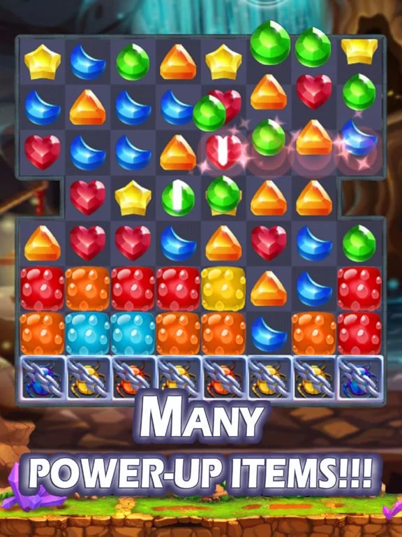 Изображение игры: Genies & Gem Matching Game