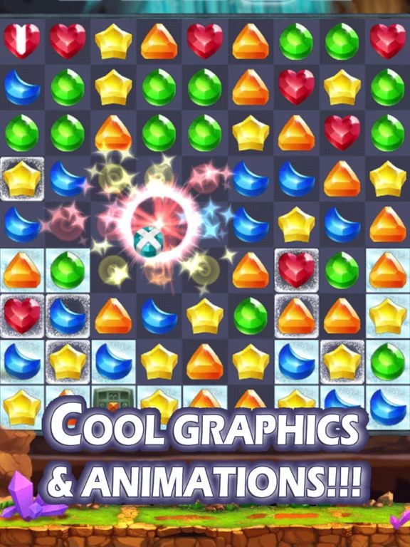 Изображение игры: Genies & Gem Matching Game