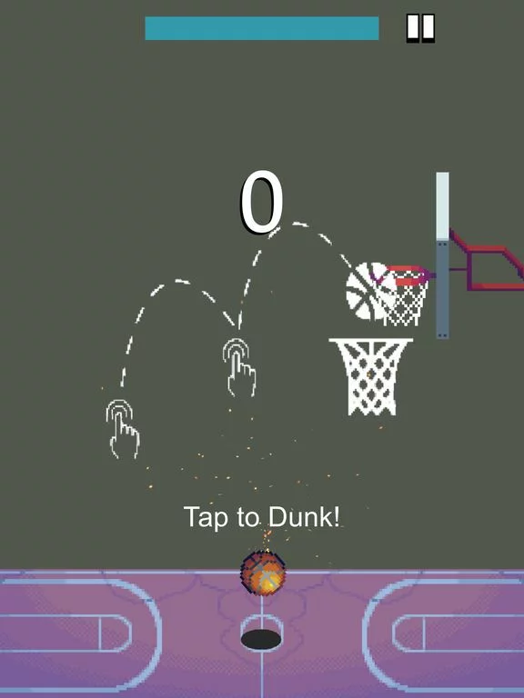 Изображение игры: Dunk One!