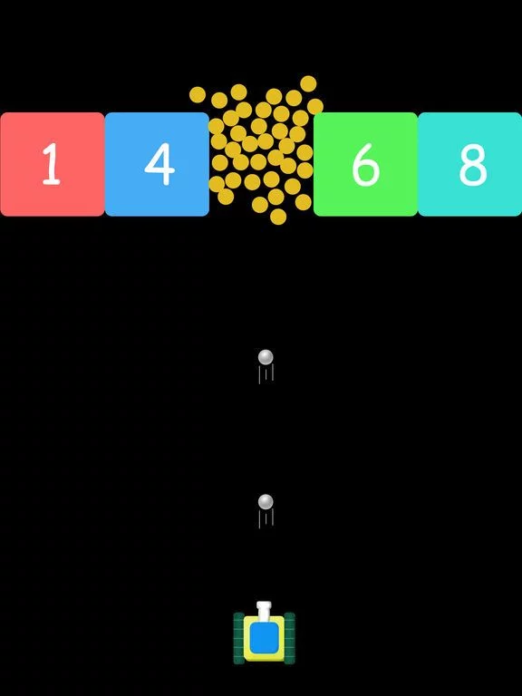 Изображение игры: 弹球打砖块-坦克弹球消方块