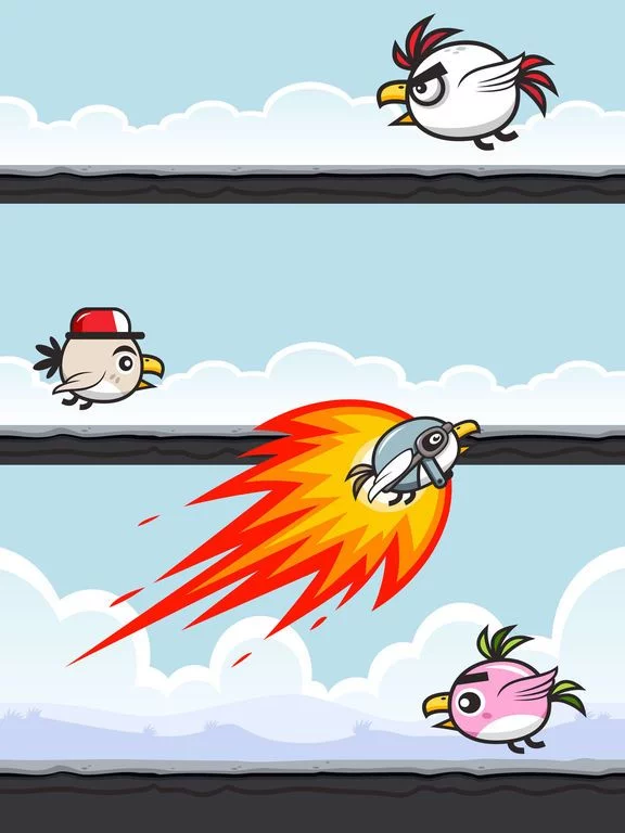 Изображение игры: Mr Birds Jump