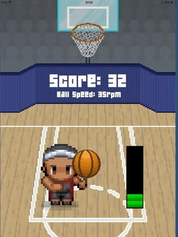 Изображение игры: Spin the ball - Basketball Game Retro