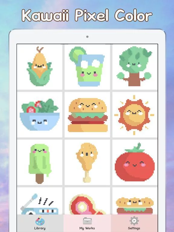 Изображение игры: Kawaii Pixel Art
