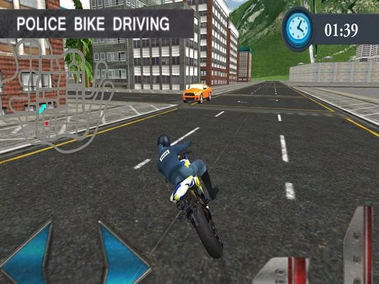 Изображение игры: Police Bike Criminals Chase