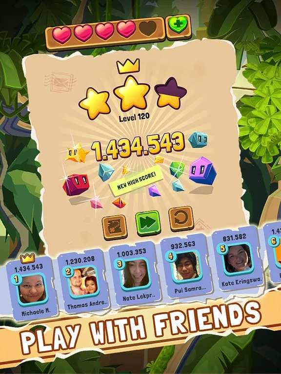 Изображение игры: Jungle Cubes