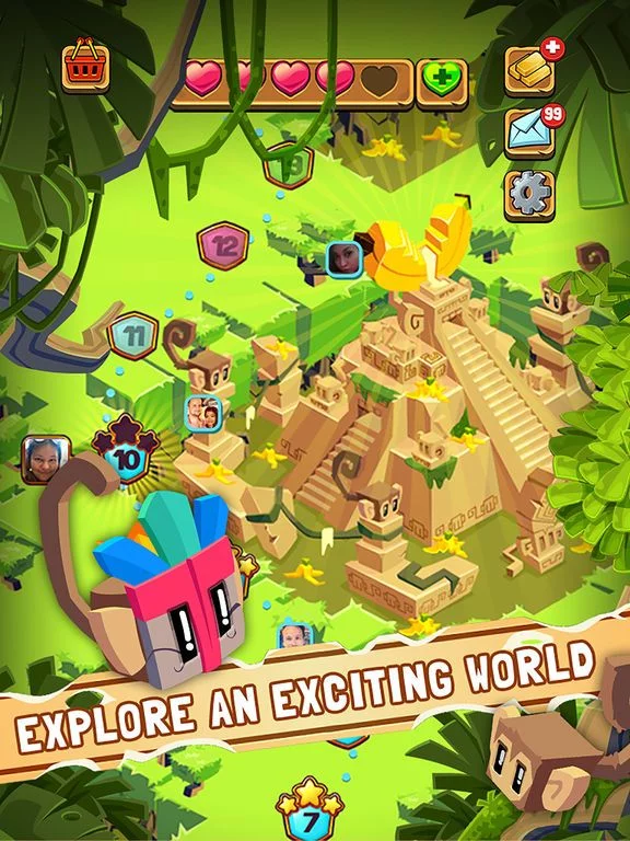 Изображение игры: Jungle Cubes
