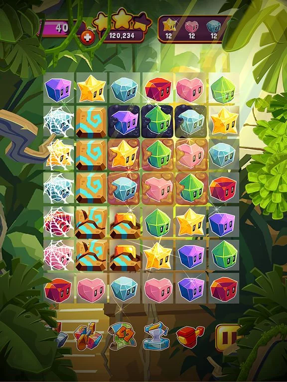 Изображение игры: Jungle Cubes