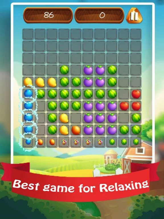 Изображение игры: Block Fruit Puzzle