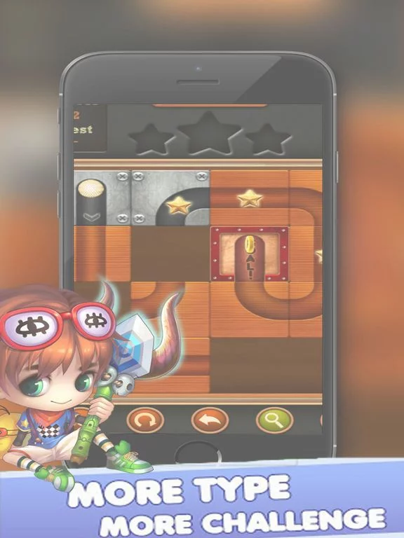 Изображение игры: Slide n Roll - Unblock Puzzle