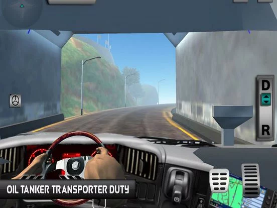 Изображение игры: Hill Side Oil Tanker Transport