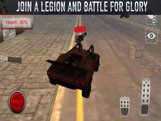 Изображение игры: Crazy Gun Car
