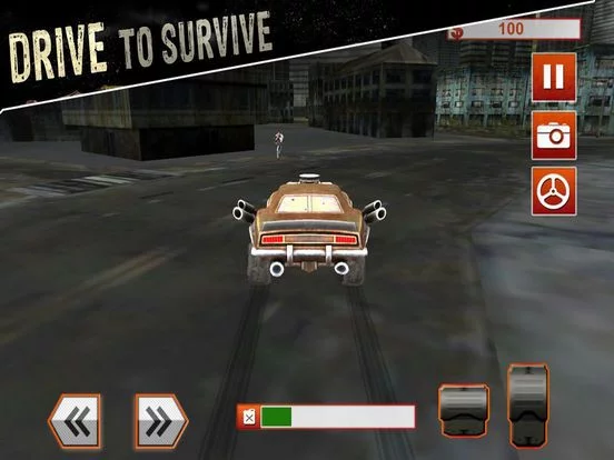 Изображение игры: Crazy Dead Car: Zombie Kill