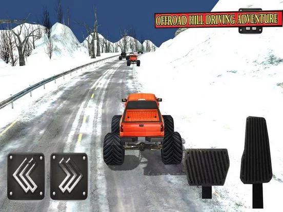 Изображение игры: Hill Climb 4x4 Jeep: Snow Road
