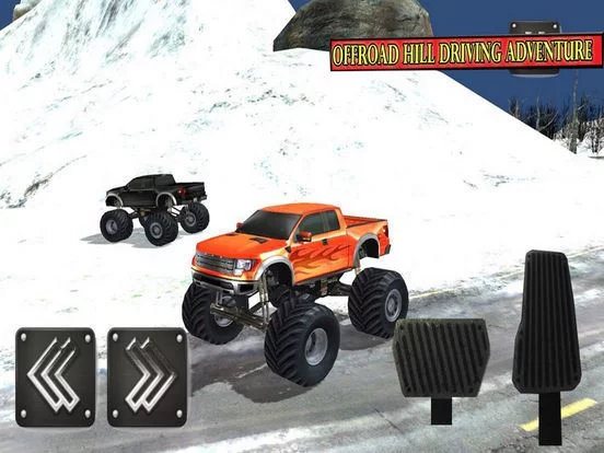 Изображение игры: Hill Climb 4x4 Jeep: Snow Road