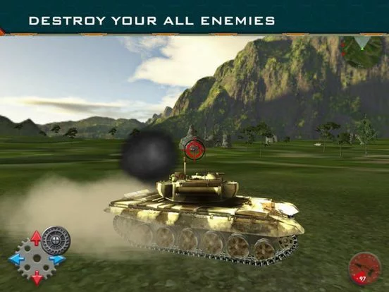 Изображение игры: Metal Frontline Tank 3D