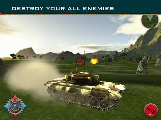Изображение игры: Metal Frontline Tank 3D