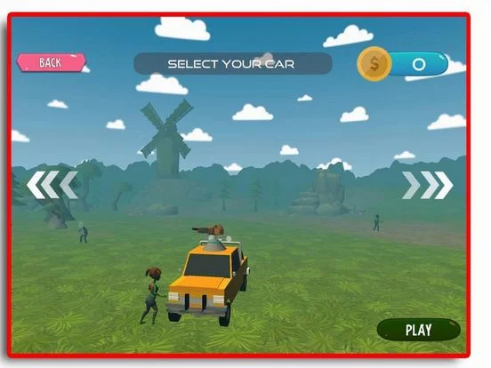 Изображение игры: 3D Attack Zombie Car