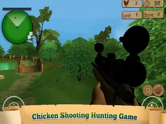 Изображение игры: Sinper Chicken Shoot 3D