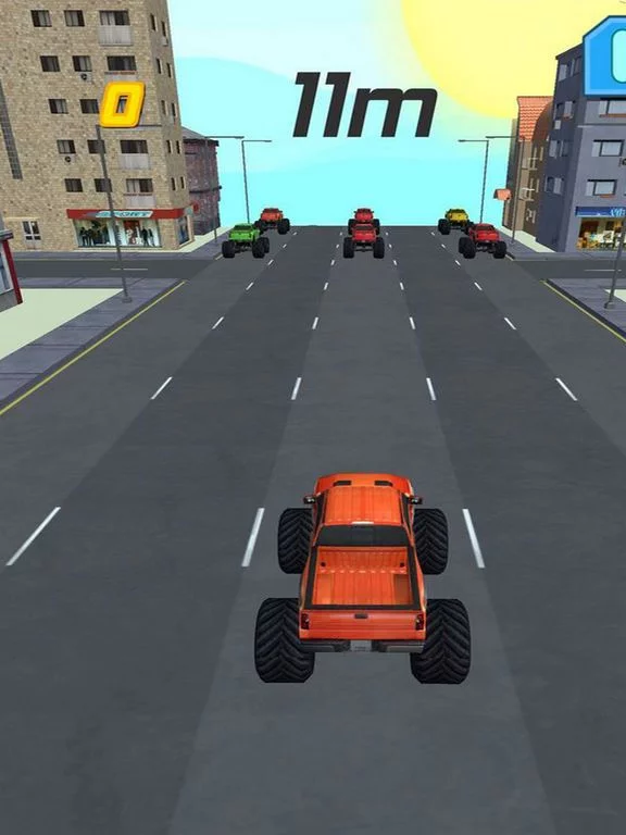 Изображение игры: Monster Truck Racer: Highway X