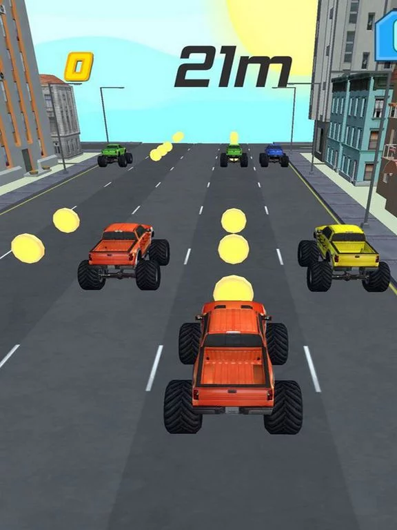 Изображение игры: Monster Truck Racer: Highway X