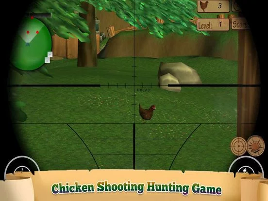 Изображение игры: Sinper Chicken Shoot 3D