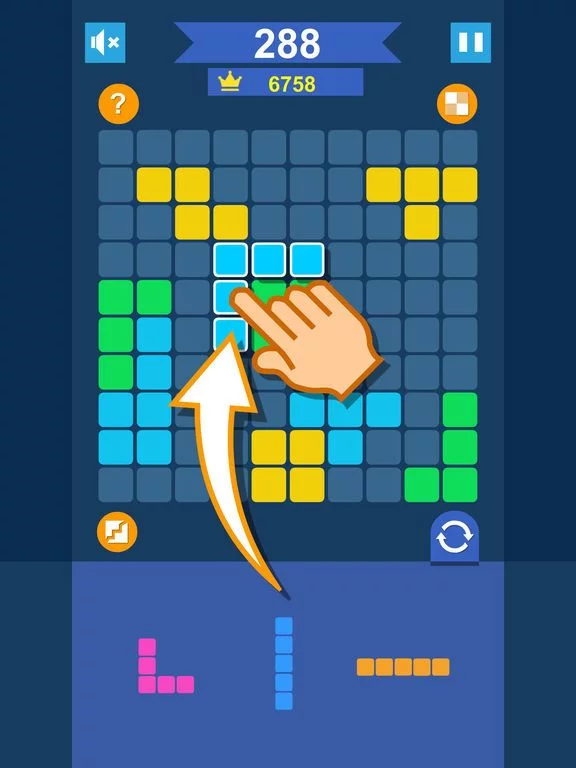 Изображение игры: Block Puzzle - Color Blast