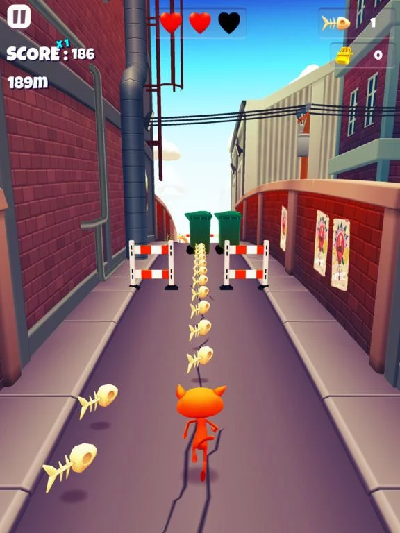 Изображение игры: Super Cat Runner: Fun Run game