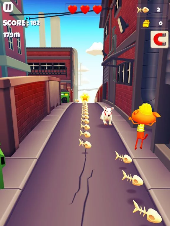 Изображение игры: Super Cat Runner: Fun Run game