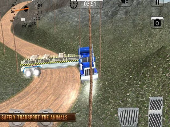 Изображение игры: Wild Animal Transport Truck