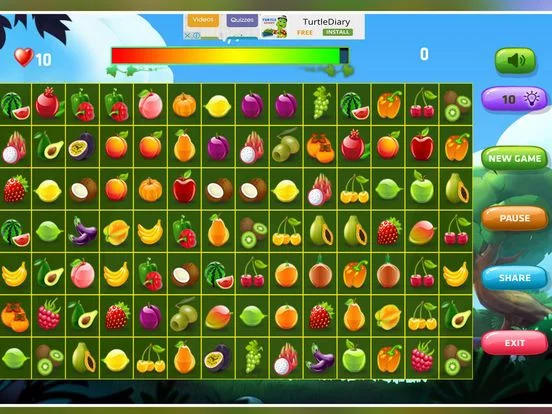 Изображение игры: Fruit Pair Matching