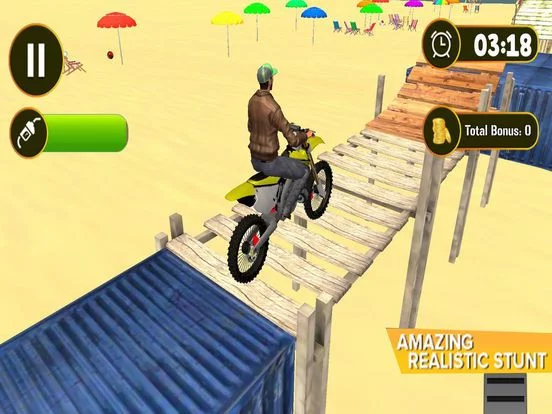 Изображение игры: Crazy Trail Bike Stunt
