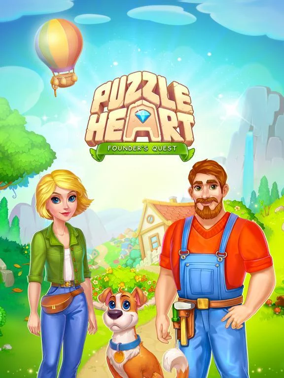 Изображение игры: Puzzle Heart Match-3 Adventure