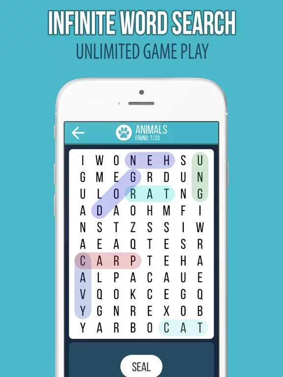 Изображение игры: Infinite Word Search Game