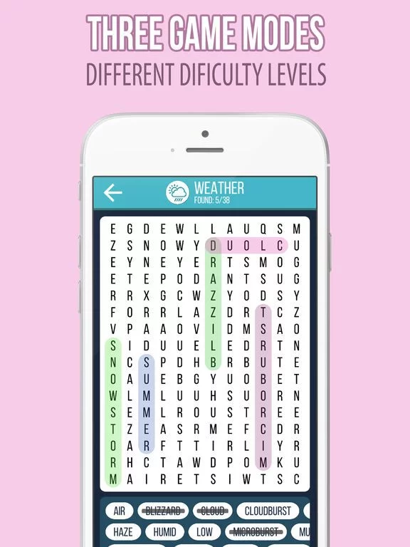 Изображение игры: Infinite Word Search Game