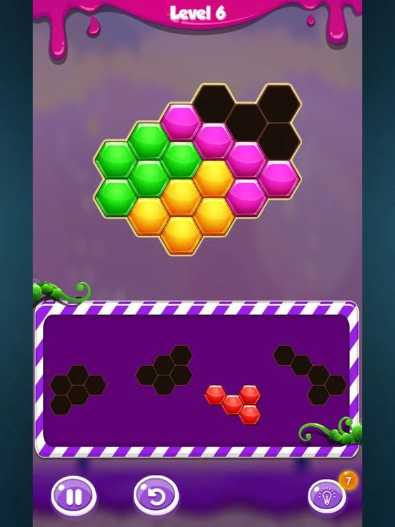 Изображение игры: Hexa Merge: Block Puzzle Game